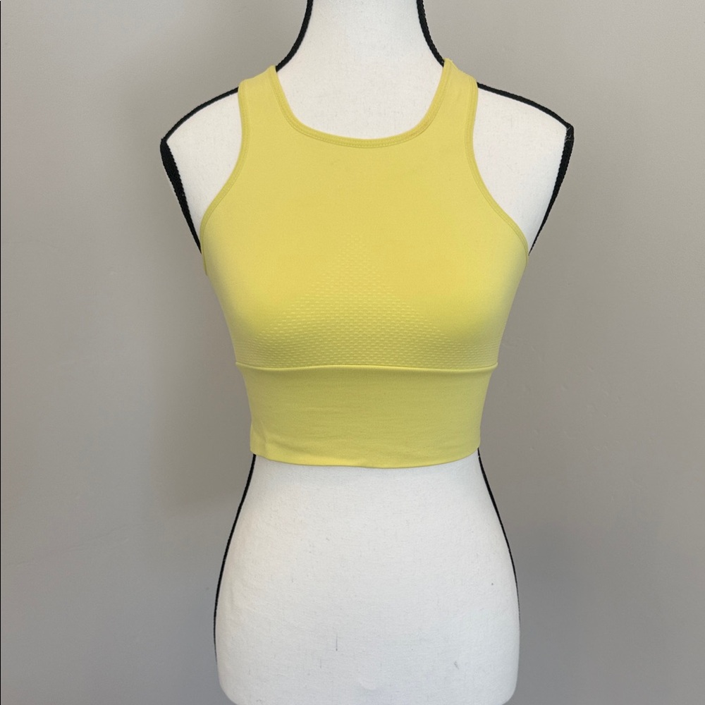 FP Movement by Free People Yellow Crop Top